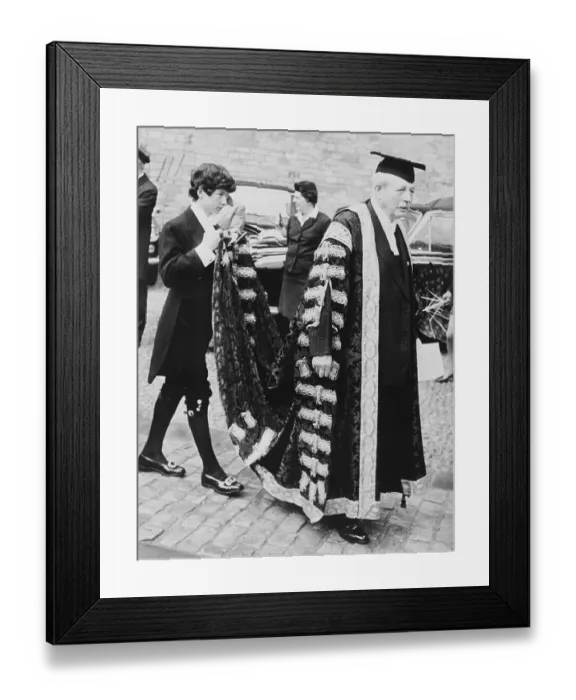 Framed Print : Chancellor MacMillan Confers Degrees Framed Print : Chancellor MacMillan Confers Degrees