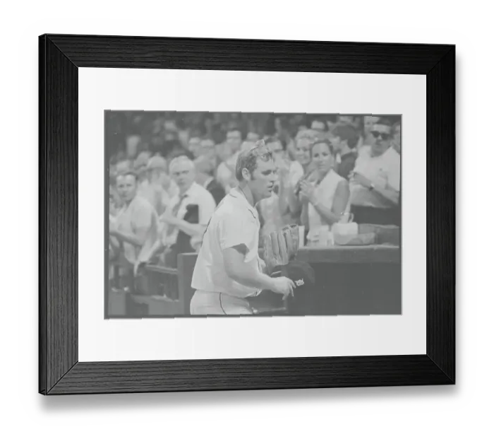 Framed Print : Tiger Pitcher Denny McLain Pausing During Baseball Game Framed Print : Tiger Pitcher Denny McLain Pausing During Baseball Game