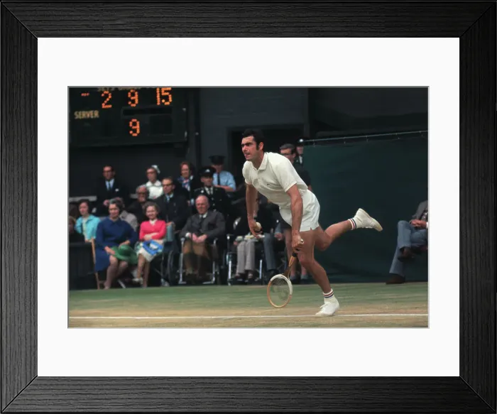 Framed Print : Roger Taylor Playing Tennis Framed Print : Roger Taylor Playing Tennis