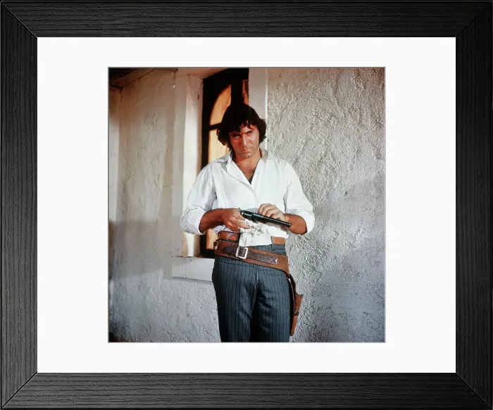 Framed Print : Football Great Joe Namath Posing as Movie Character Framed Print : Football Great Joe Namath Posing as Movie Character