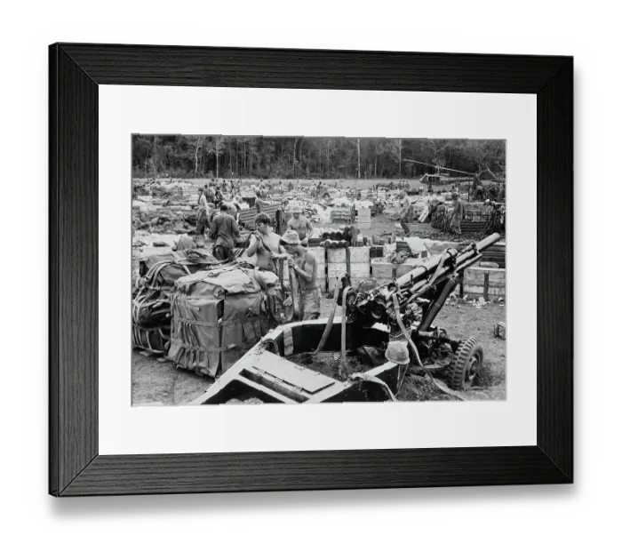 Framed Print : Vietnam War Scenes Framed Print : Vietnam War Scenes