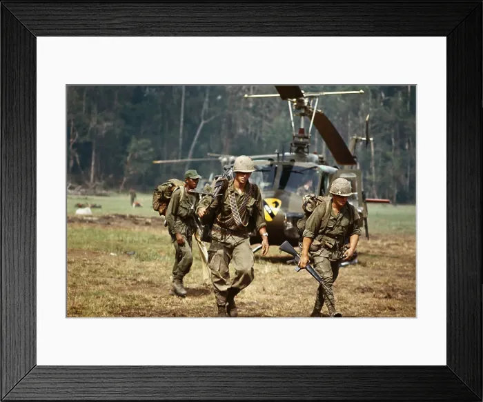 Framed Print : Troopers After Burning Their Bunker Framed Print : Troopers After Burning Their Bunker