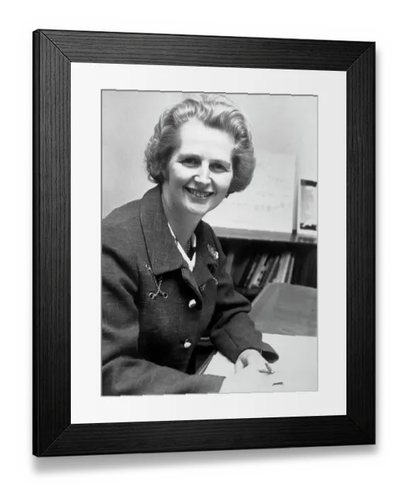 Framed Print : First Female Cabinet Member Margret Thatcher Framed Print : First Female Cabinet Member Margret Thatcher