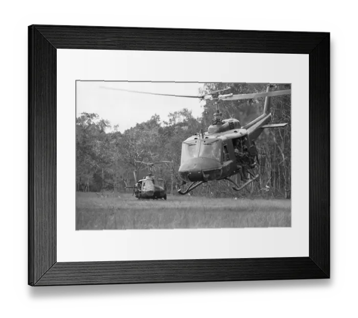 Framed Print : Helicopters Evacuate American Soldiers from Cambodia Framed Print : Helicopters Evacuate American Soldiers from Cambodia