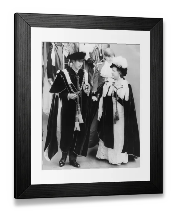 Framed Print : Prince Charles Marches In Procession Framed Print : Prince Charles Marches In Procession