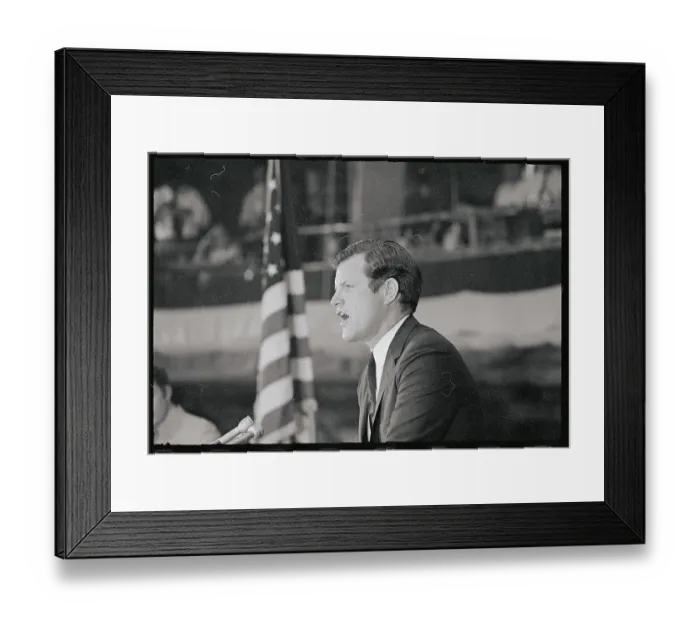 Framed Print : Edward Kennedy Giving an Acceptance Speech Framed Print : Edward Kennedy Giving an Acceptance Speech