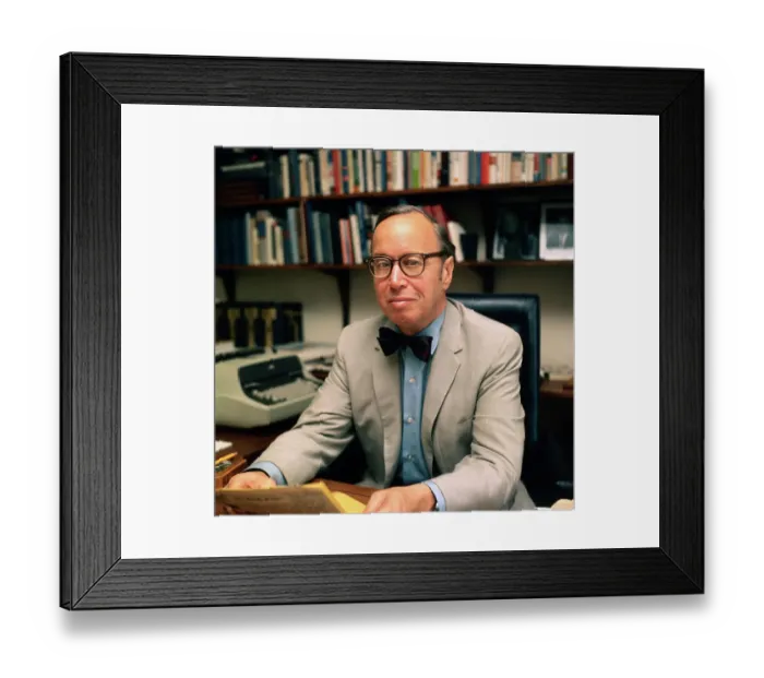 Framed Print : Arthur Schlesinger in His Office Framed Print : Arthur Schlesinger in His Office