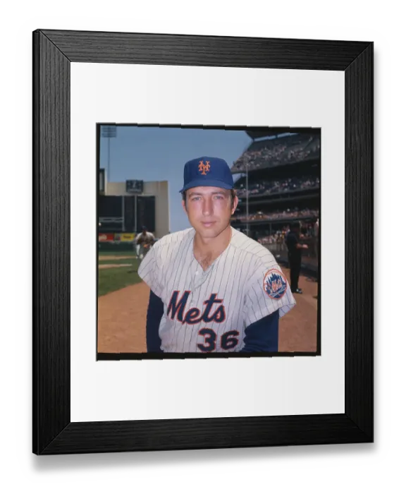 Framed Print : Baseball Player Jerry Koosman Posing on Field Framed Print : Baseball Player Jerry Koosman Posing on Field