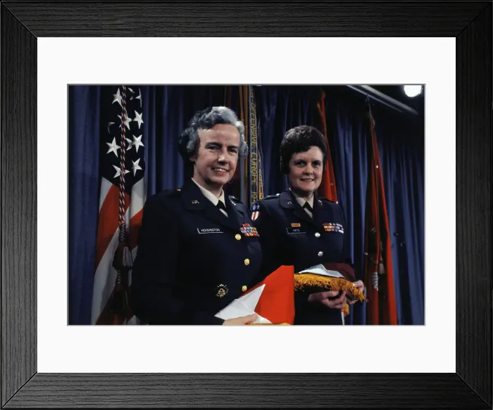 Framed Print : Anna Mae Hays and Elizabeth Hoisington Framed Print : Anna Mae Hays and Elizabeth Hoisington