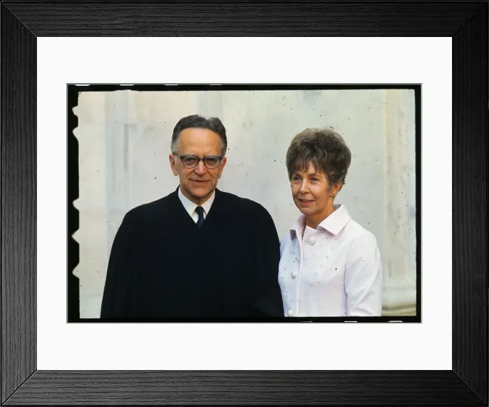 Framed Print : Judge Harry Blackmun and His Wife Dorothy Framed Print : Judge Harry Blackmun and His Wife Dorothy