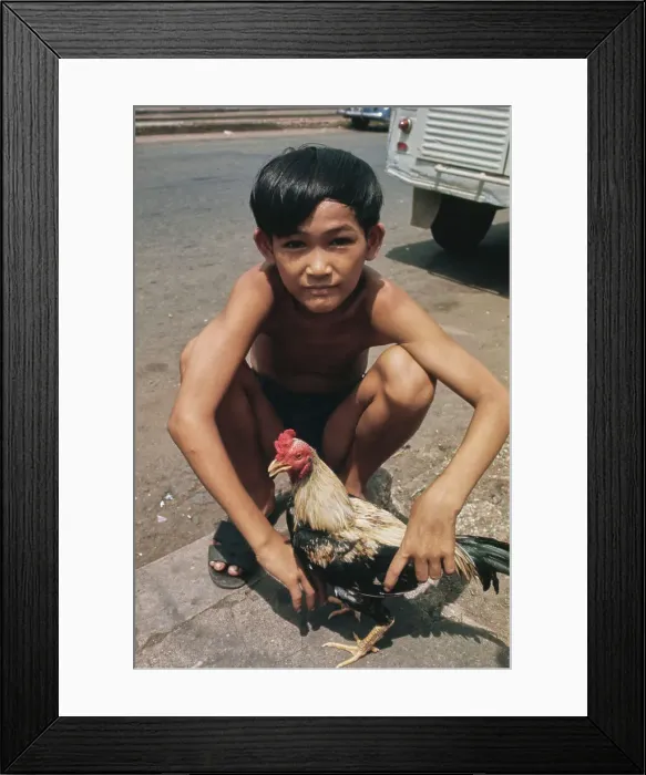 Framed Print : Chieu Hoi Centre, Vietnam War Framed Print : Chieu Hoi Centre, Vietnam War