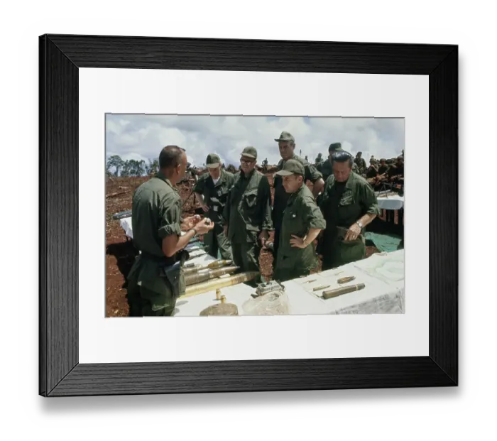 Framed Print : Chieu Hoi Centre, Vietnam War Framed Print : Chieu Hoi Centre, Vietnam War