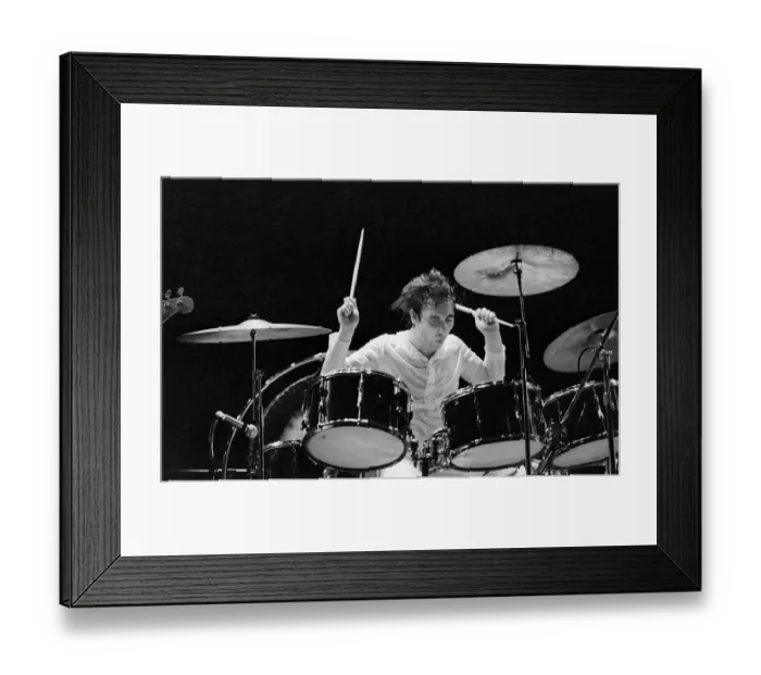 Framed Print : Keith Moon Playing the Drums Framed Print : Keith Moon Playing the Drums