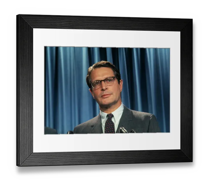 Framed Print : Portrait of Elliot Richardson Framed Print : Portrait of Elliot Richardson