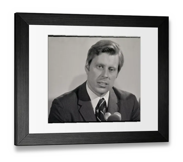 Framed Print : John Tunney Is Shown; Headshoulders Framed Print : John Tunney Is Shown; Headshoulders