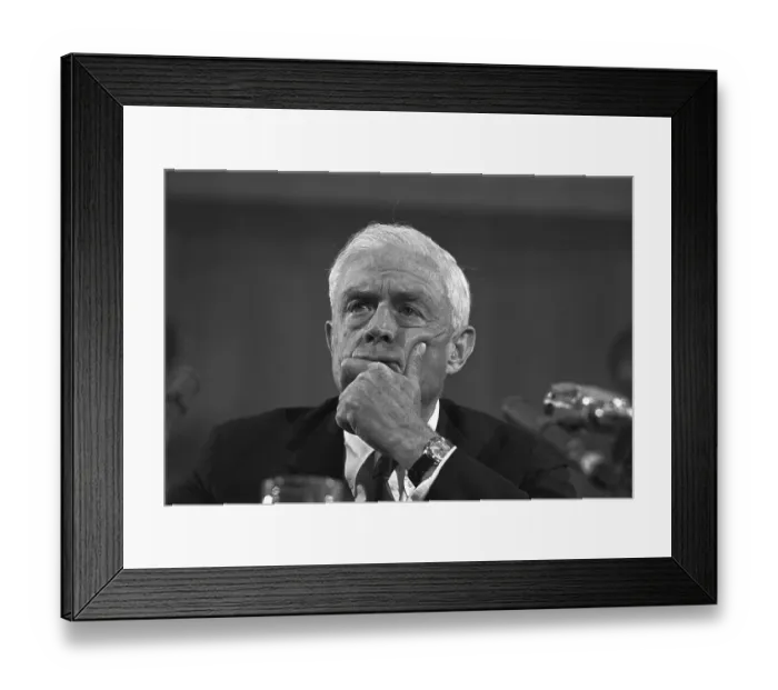 Framed Print : Thomas J. Watson Looking Concerned Framed Print : Thomas J. Watson Looking Concerned