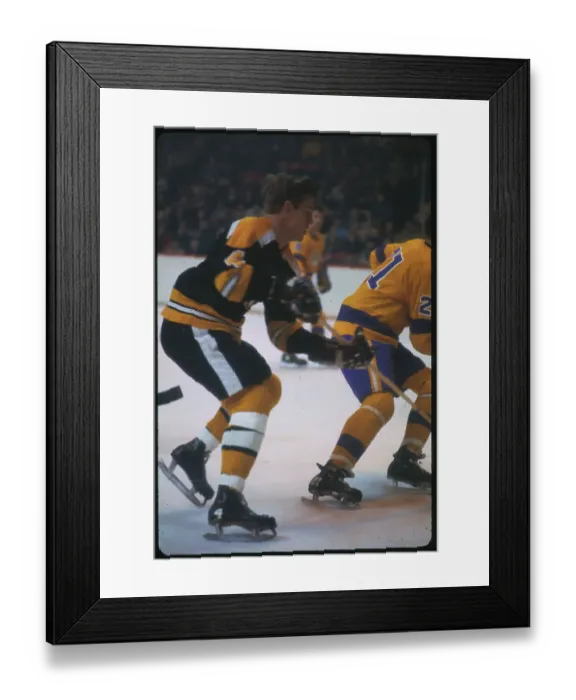 Framed Print : Bobby Orr Playing Hockey