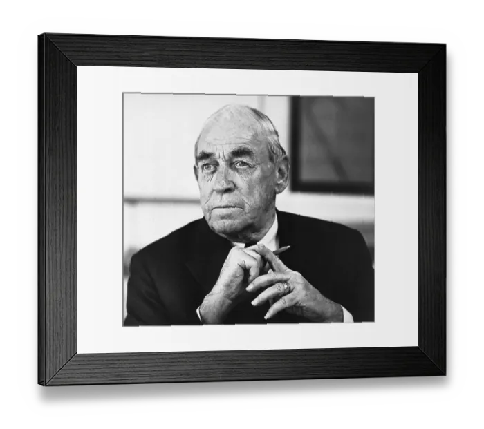 Framed Print : Portrait Of Alvar Aalto Framed Print : Portrait Of Alvar Aalto