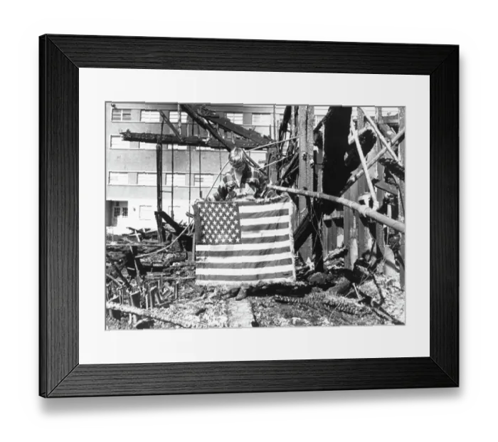 Framed Print : Burned Ruins Of Air Force ROTC At University Of Kentucky Framed Print : Burned Ruins Of Air Force ROTC At University Of Kentucky