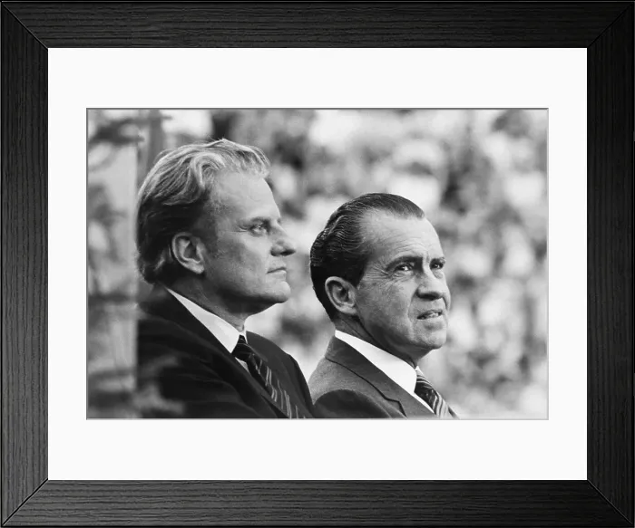 Framed Print : Richard Nixon with Billy Graham Framed Print : Richard Nixon with Billy Graham