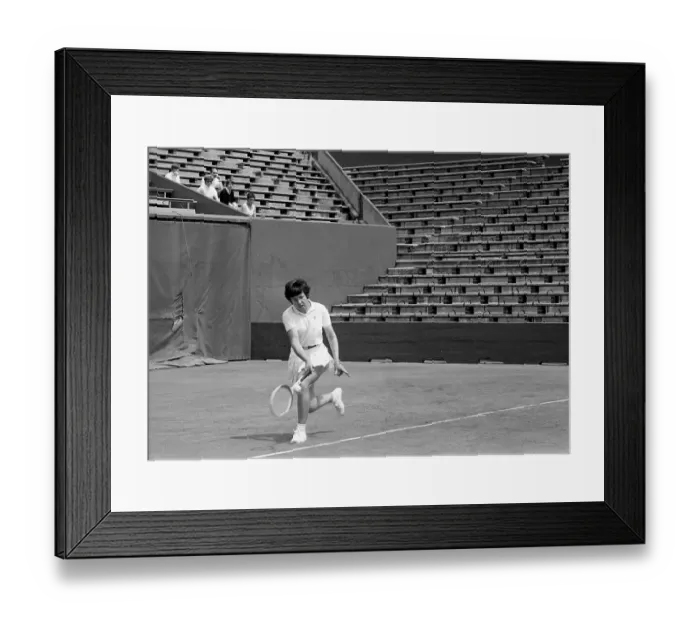 Framed Print : Billie Jean King Framed Print : Billie Jean King