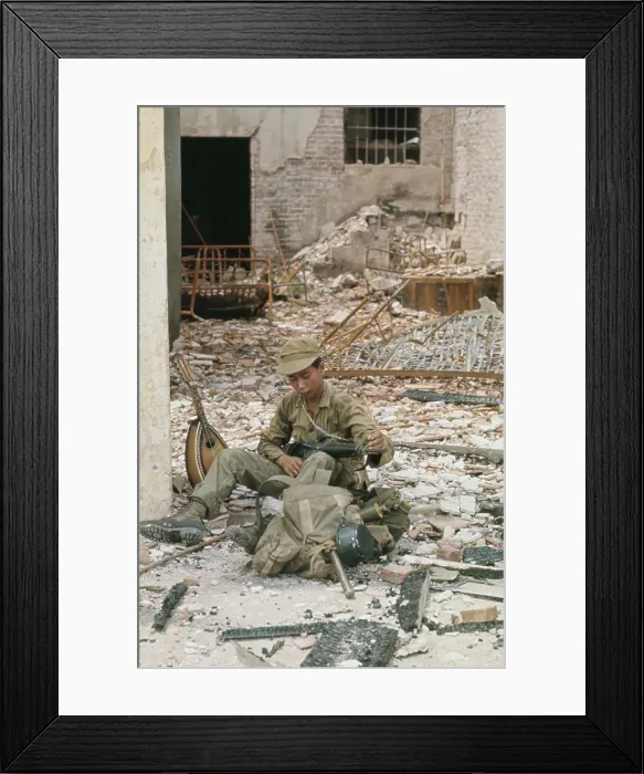 Framed Print : Tonle Bet, Vietnam War Framed Print : Tonle Bet, Vietnam War