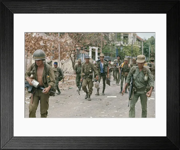 Framed Print : Tonle Bet, Vietnam War Framed Print : Tonle Bet, Vietnam War