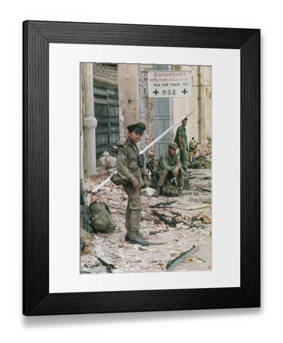 Framed Print : Tonle Bet, Vietnam War Framed Print : Tonle Bet, Vietnam War