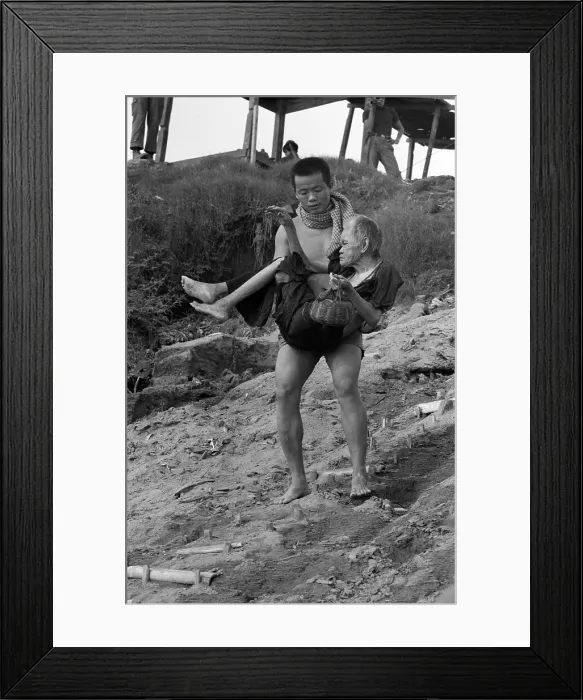 Framed Print : South Vietnamese Soldiers Help Cambodian Natives Framed Print : South Vietnamese Soldiers Help Cambodian Natives