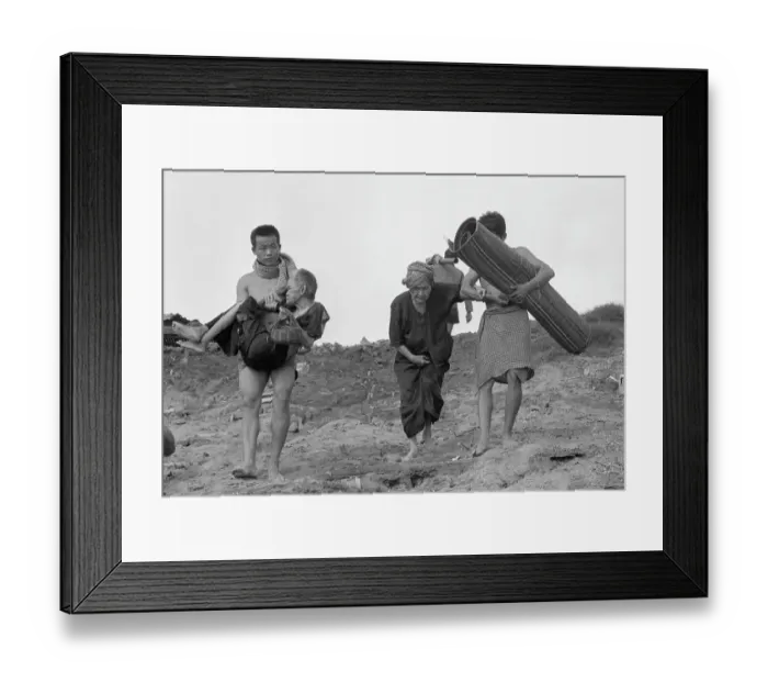 Framed Print : South Vietnamese Soldiers Help Cambodian Natives Framed Print : South Vietnamese Soldiers Help Cambodian Natives