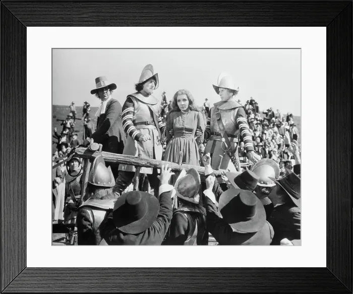 Framed Print : Claudette Colbert in Maid of Salem