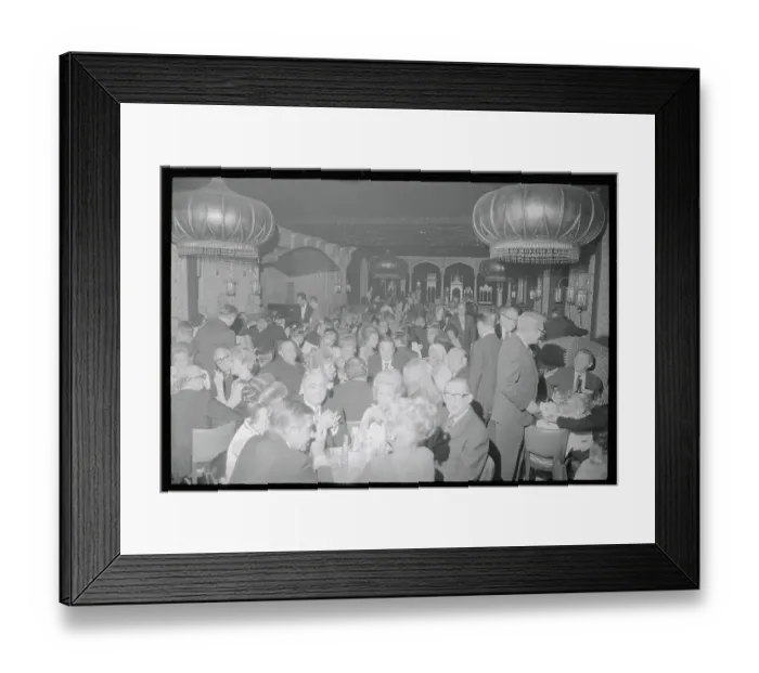 Framed Print : View of Night Club Framed Print : View of Night Club