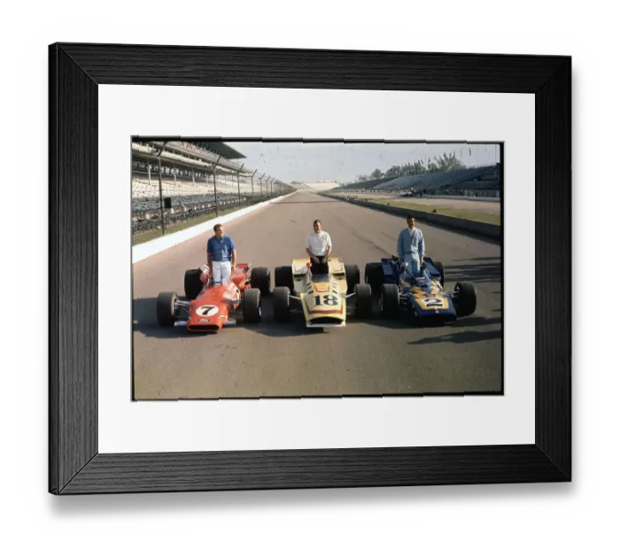 Framed Print : Starters in the 1970 Indy 500 Framed Print : Starters in the 1970 Indy 500