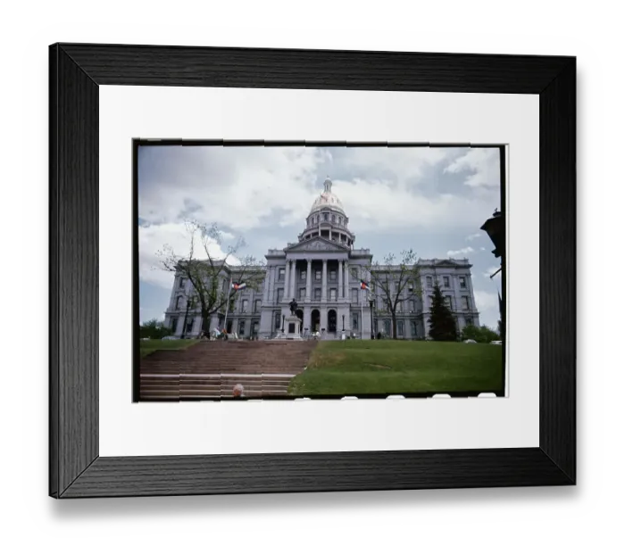Framed Print : Colorado State Building