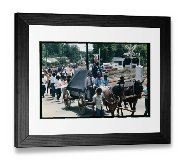 Framed Print : Ralph Abernathy Seated with C.B. King Framed Print : Ralph Abernathy Seated with C.B. King