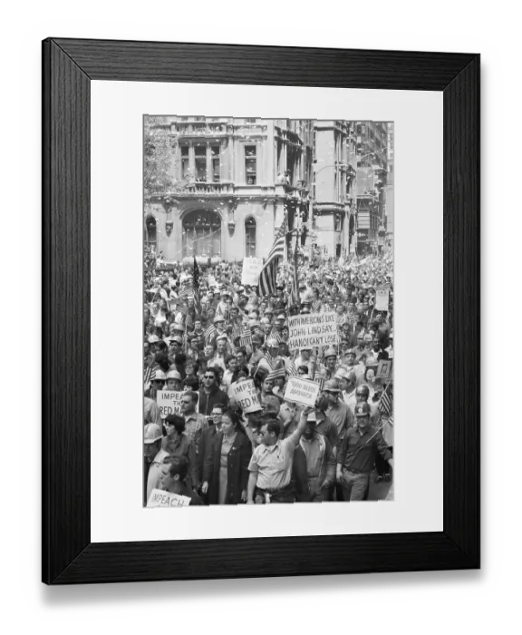 Framed Print : Demonstrators Supporting Vietnam War Framed Print : Demonstrators Supporting Vietnam War