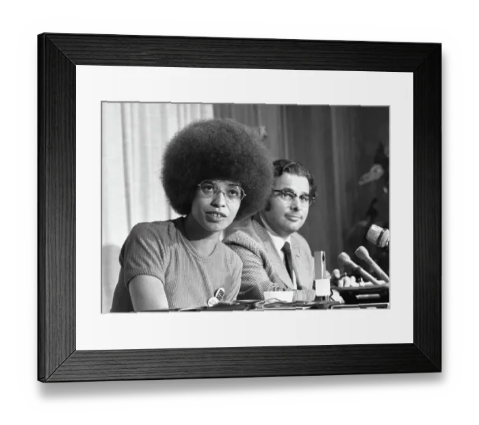 Framed Print : Angela Davis
