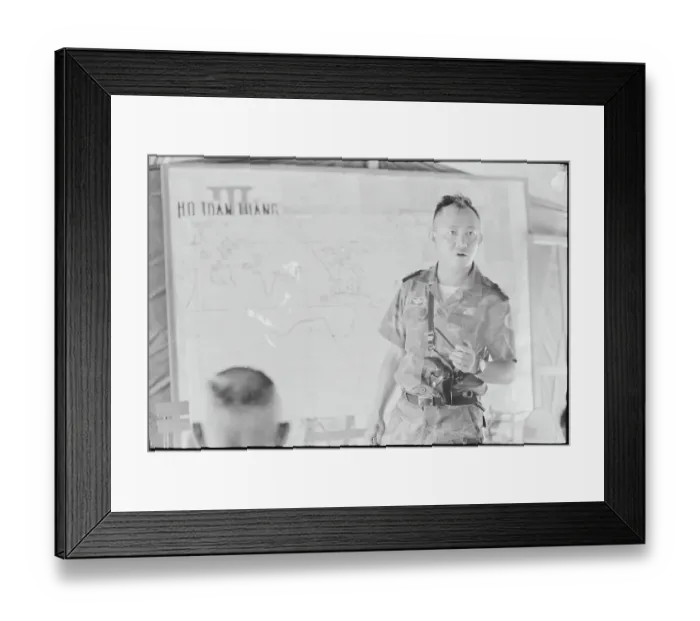 Framed Print : Lieutenant General Do Cao Tri Addressing Troops Framed Print : Lieutenant General Do Cao Tri Addressing Troops