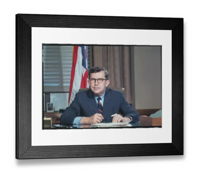 Framed Print : William Spong at His Desk Framed Print : William Spong at His Desk