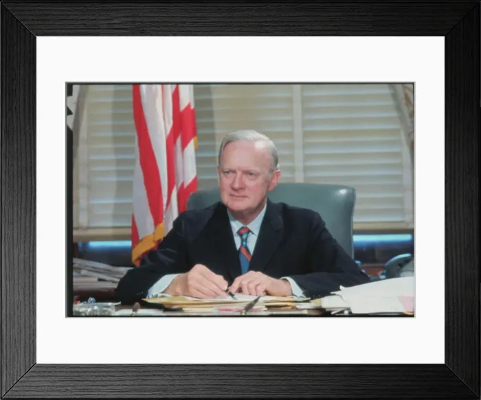 Framed Print : Harry F. Byrd at His Desk Framed Print : Harry F. Byrd at His Desk