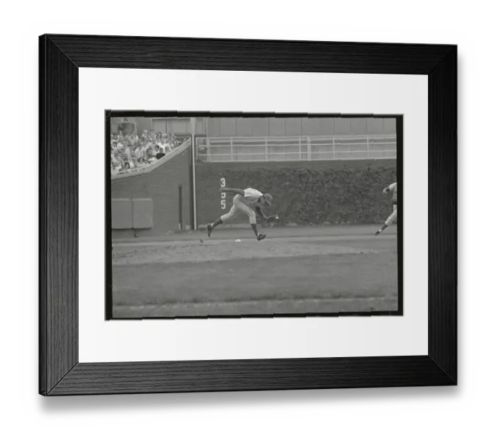 Framed Print : Tony Perez Reaching for Down for Baseball Framed Print : Tony Perez Reaching for Down for Baseball