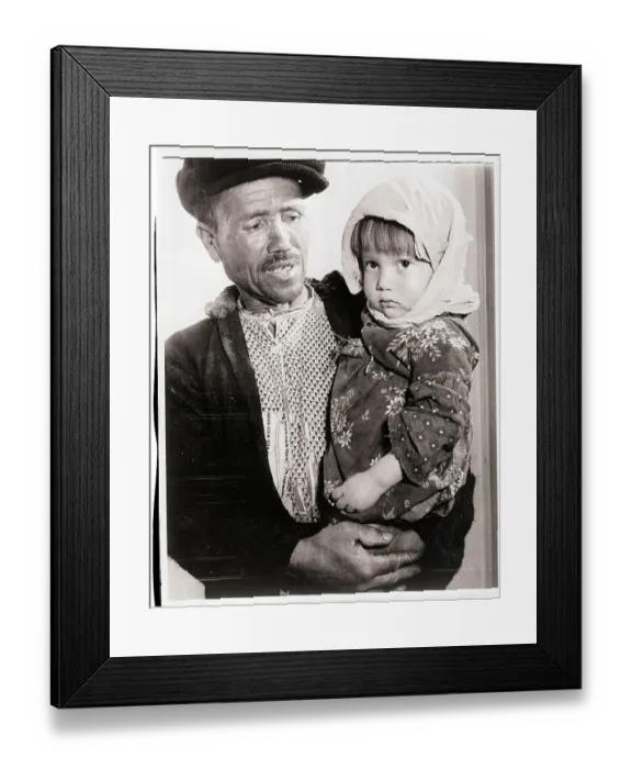 Framed Print : Father and Son at Turkish Health Clinic Framed Print : Father and Son at Turkish Health Clinic