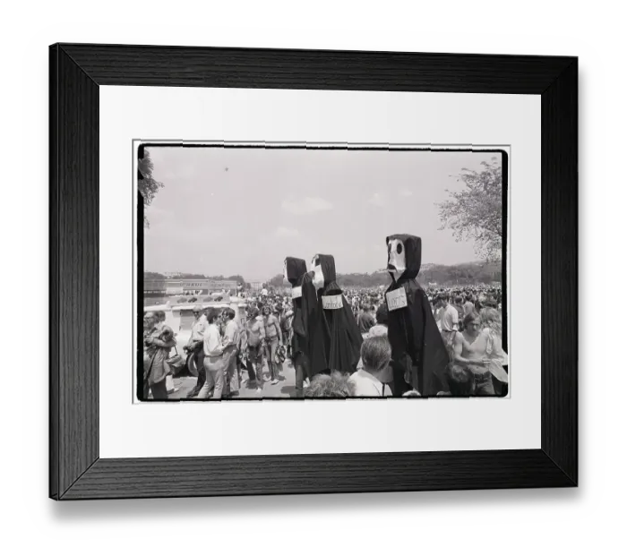 Framed Print : Anti-War Protest by White House Framed Print : Anti-War Protest by White House
