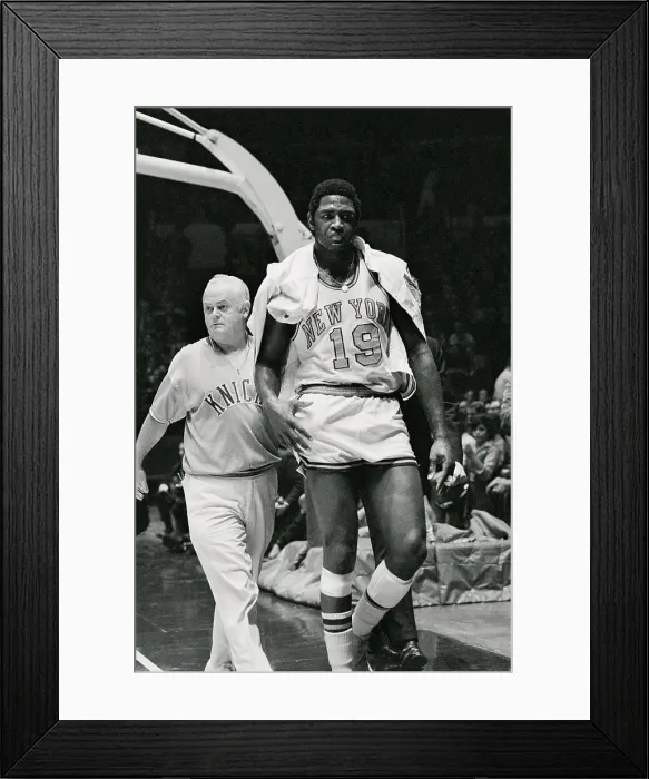 Framed Print : Basketball Player Willis Reed Leaving Game Framed Print : Basketball Player Willis Reed Leaving Game