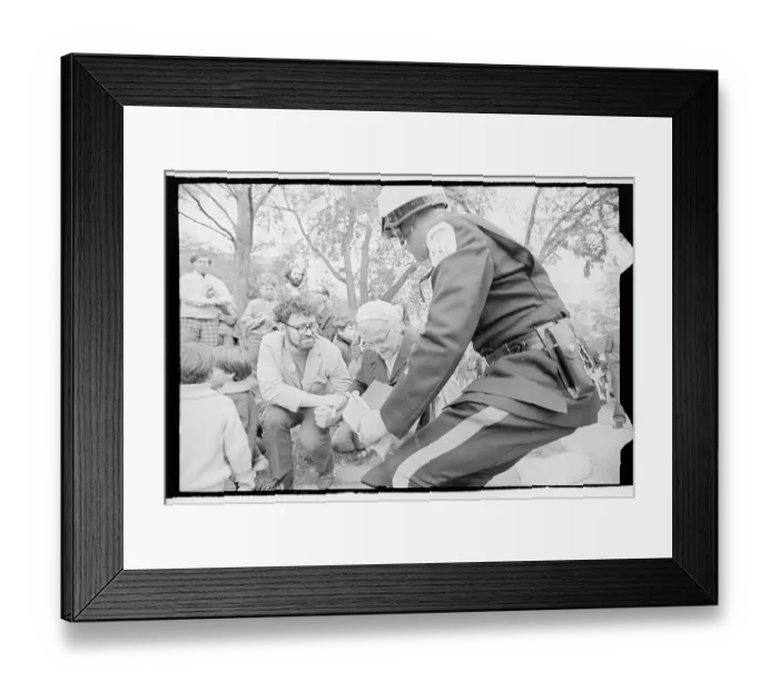 Framed Print : Protesters Being Arrested Framed Print : Protesters Being Arrested