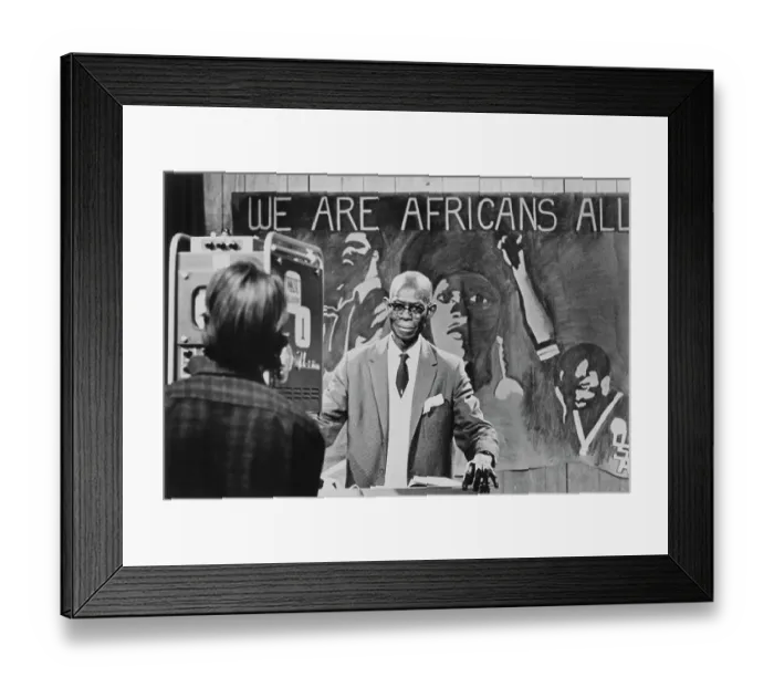 Framed Print : Chief Fela Sowande of Howard University Framed Print : Chief Fela Sowande of Howard University