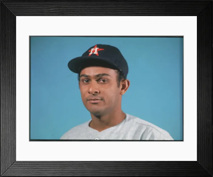 Framed Print : Jesus Alou Posing for Camera