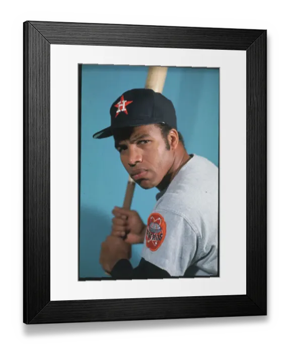 Framed Print : Tommy Davis Holding Baseball Bat Framed Print : Tommy Davis Holding Baseball Bat