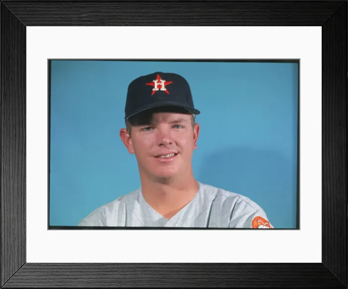 Framed Print : Baseball Player Larry Dierker Posing in Uniform Framed Print : Baseball Player Larry Dierker Posing in Uniform