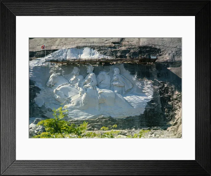 Framed Print : Stone Mountain from Afar Framed Print : Stone Mountain from Afar